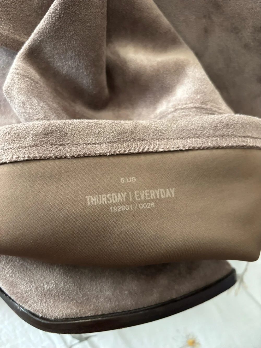 Thursday Boot Company Over-the-Knee Suede Boots in Taupe